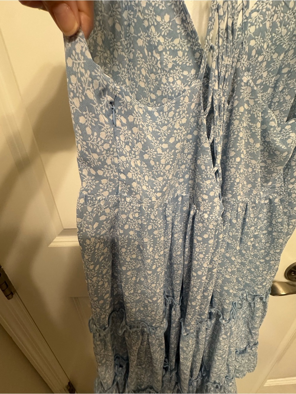 New In Blue Women’s Ruffle Dress - Picture 6 of 11